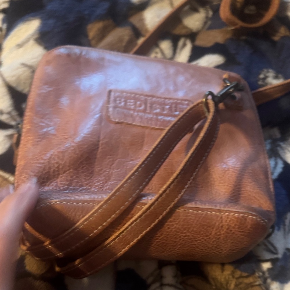 Bed Stu Brown Leather Crossbody Bag - Picture 6 of 7
